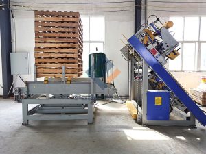 Máquina de Pregagem de Paletes de Madeira CNC